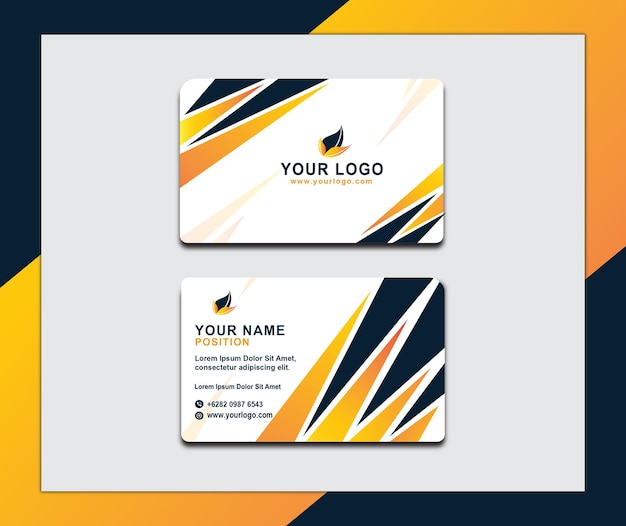 Business card template