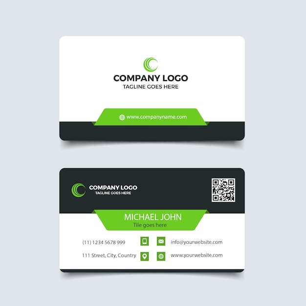 business card template