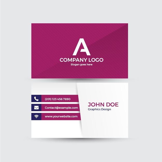 business card template