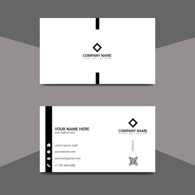 business card template