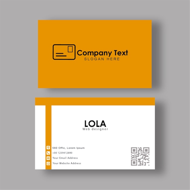 business card vector illustration new design mockup company visiting cards mate textured