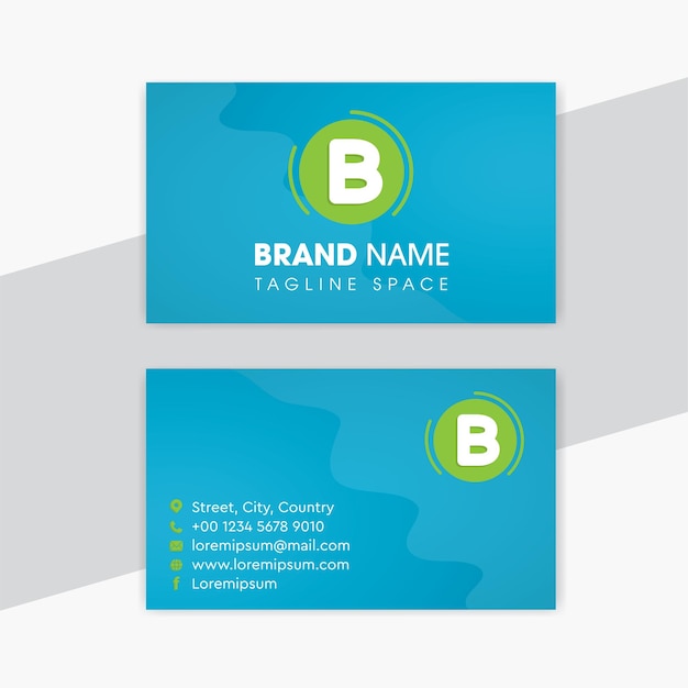 Business card vector