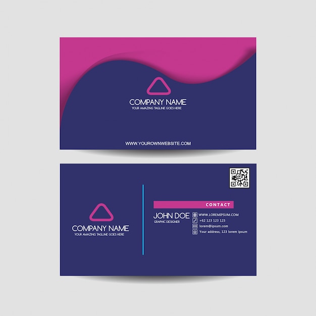 Business Card with colorful color