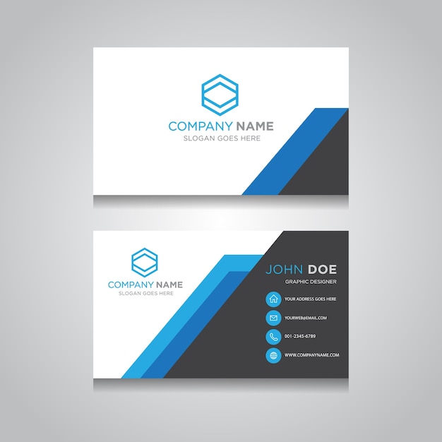 Business Card with Modern Design