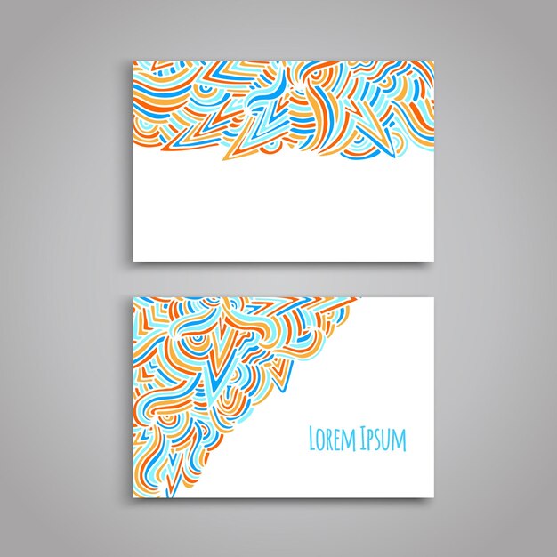 Vector business card