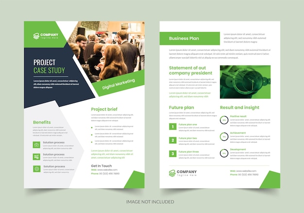 Business Case Study Booklet Layout