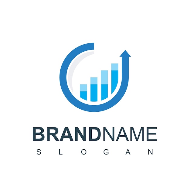 Business Chart Logo Design Template