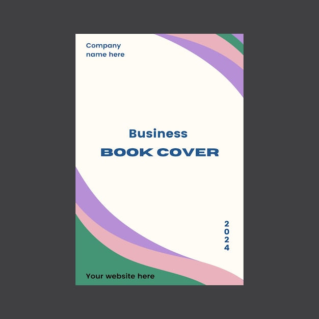 Business company profile book cover