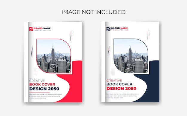 Business company profile brochure cover and book cover design template with Premium Vector