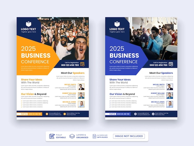 Business Conference Flyer Or Creative Business Workshop Event Flyer Template Design