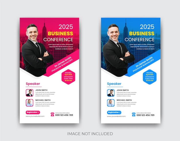 Business Conference Instagram Story Template Design