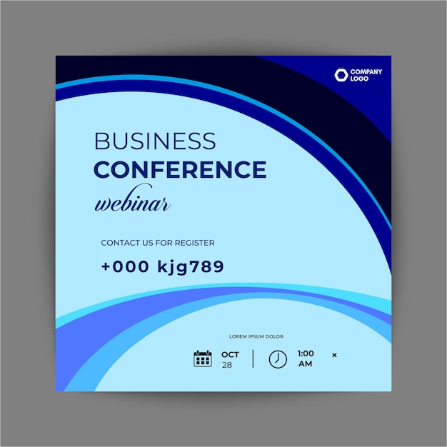 Business Conference webinar Template