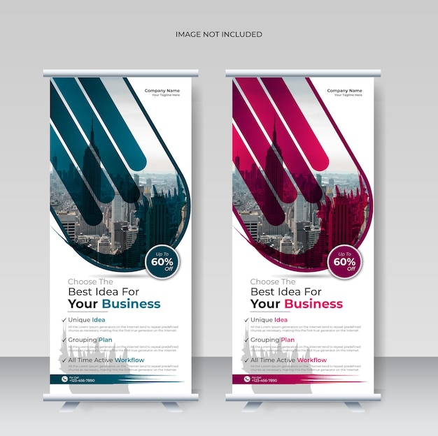 business construction rollup banners x banner template design