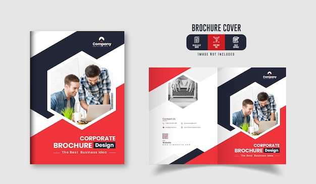 Business Or Corporate brochure cover page design