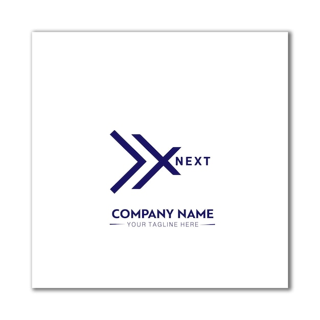 Next business corporate letter logo