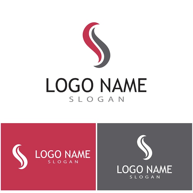 Business corporate S letter logo design vector