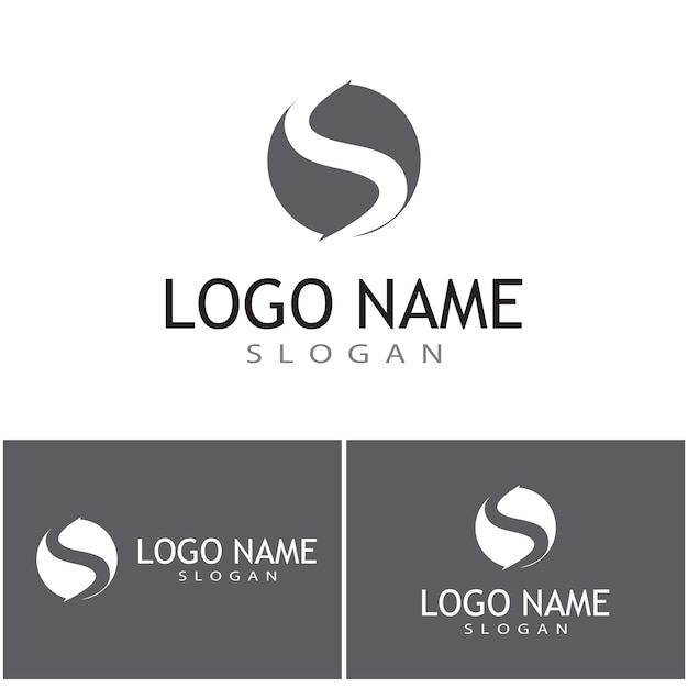 Business corporate S letter logo design vector