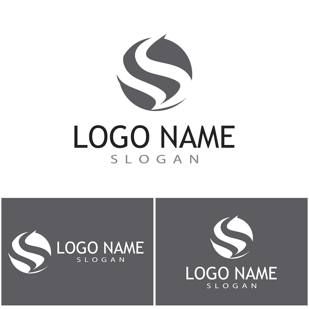 Business corporate S letter logo design vector