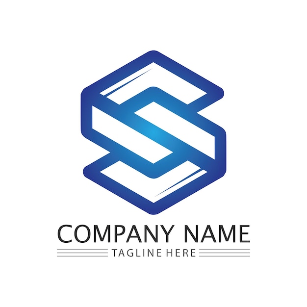 Business corporate S letter logo