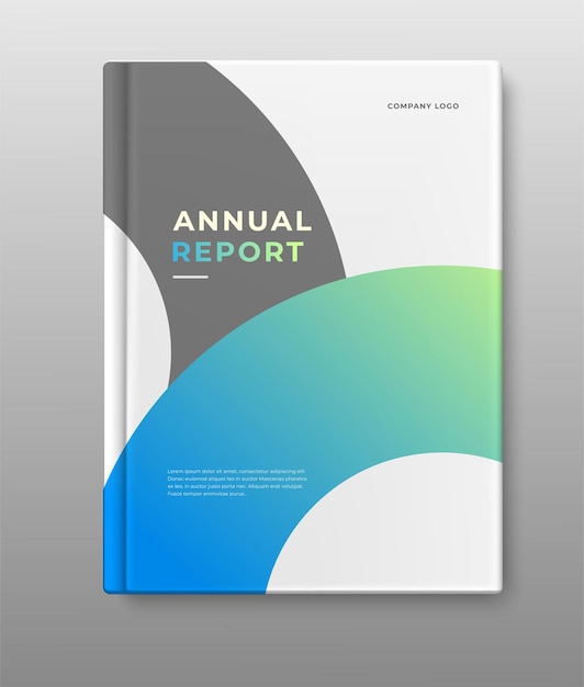 business cover book annual report design