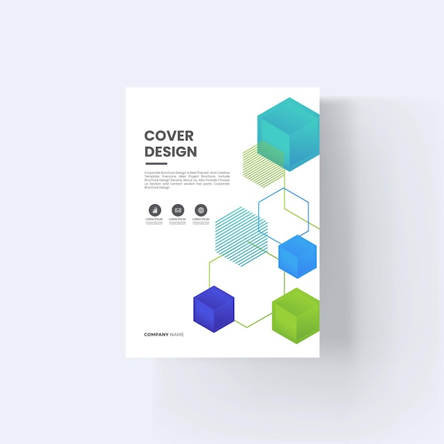 business cover design template vector