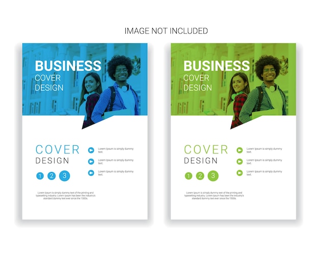 Business cover design template