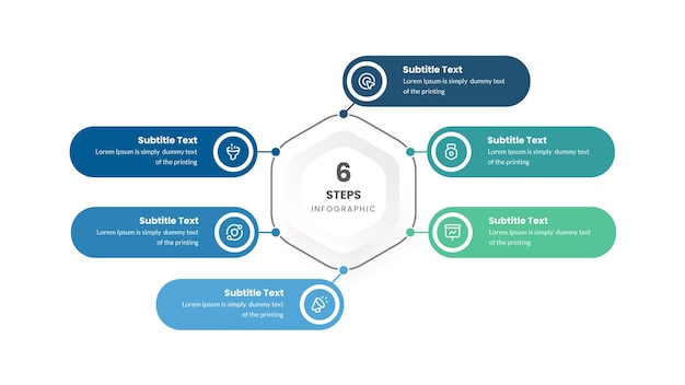 Business data visualization. Process chart. Abstract elements of graph, diagram with steps, options