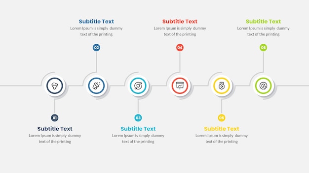 Business data visualization. Process chart. Abstract elements of graph, diagram with steps, options