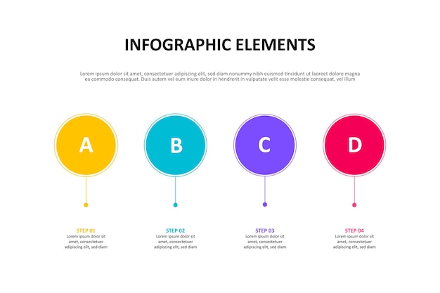 Business data visualization. Process chart. Vector illustration