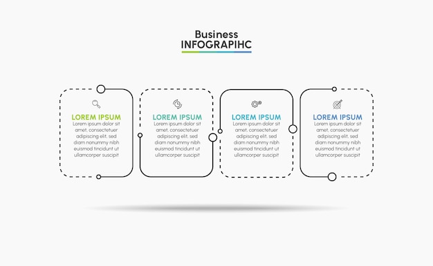 Business data visualization. timeline infographic icons designed for abstract background template