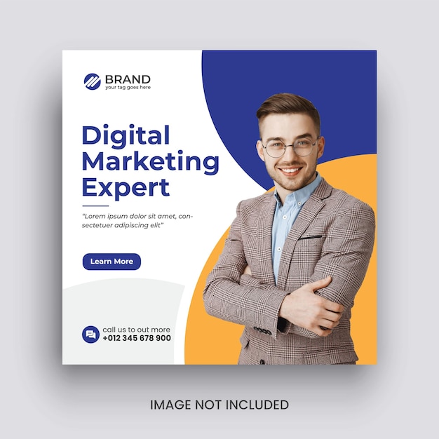 Business and digital marketing agency Instagram social media post banner