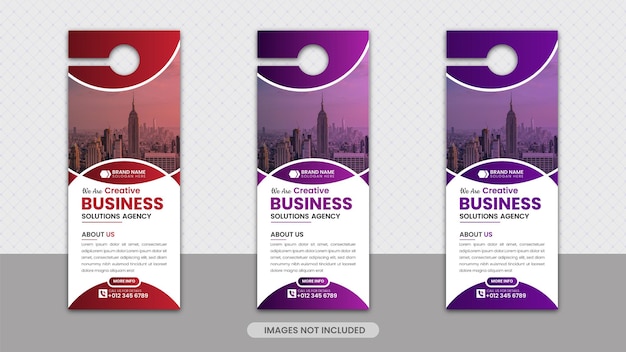 Business Door hanger design