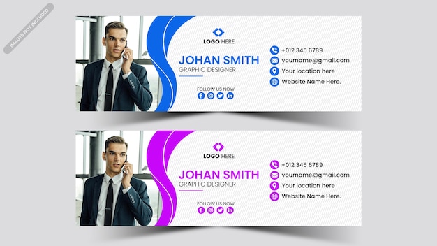 Business Email Signature Design