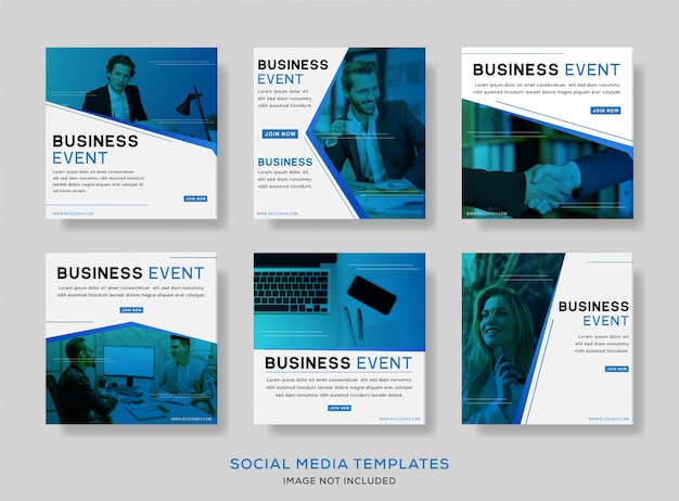 Business event social media post banner