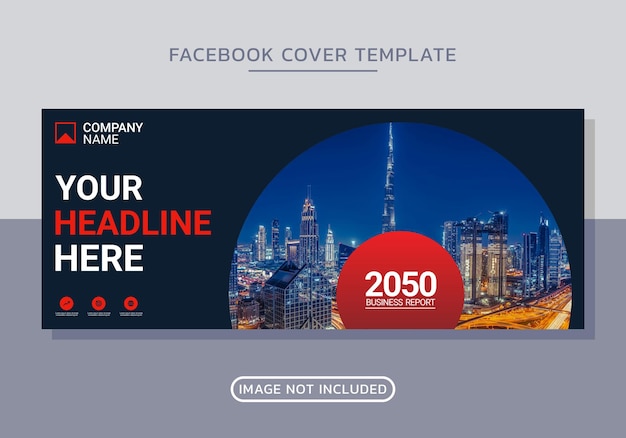 Business facebook cover design template