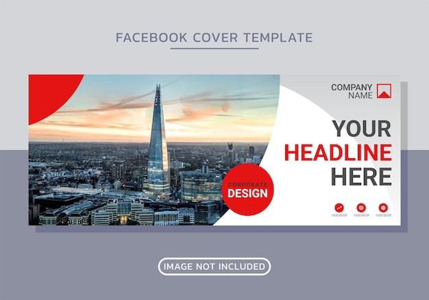 Business facebook cover design template