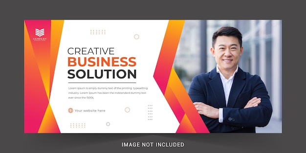 Business Facebook Cover Template Design