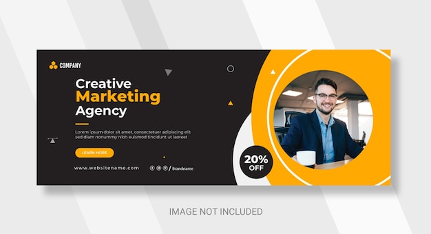 Business Facebook cover and web banner template