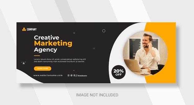 Business Facebook cover and web banner template