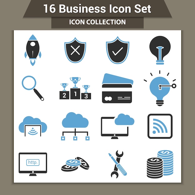 Business Finance icon set