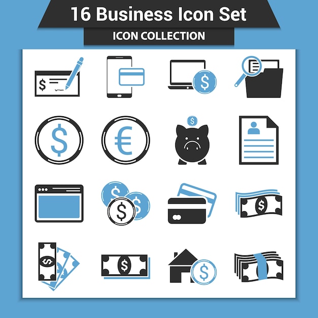 Business Finance icon set