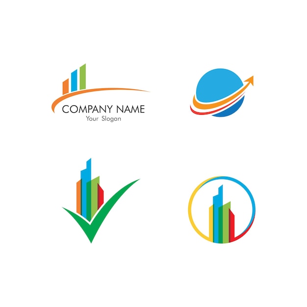 Business Finance logo template vector