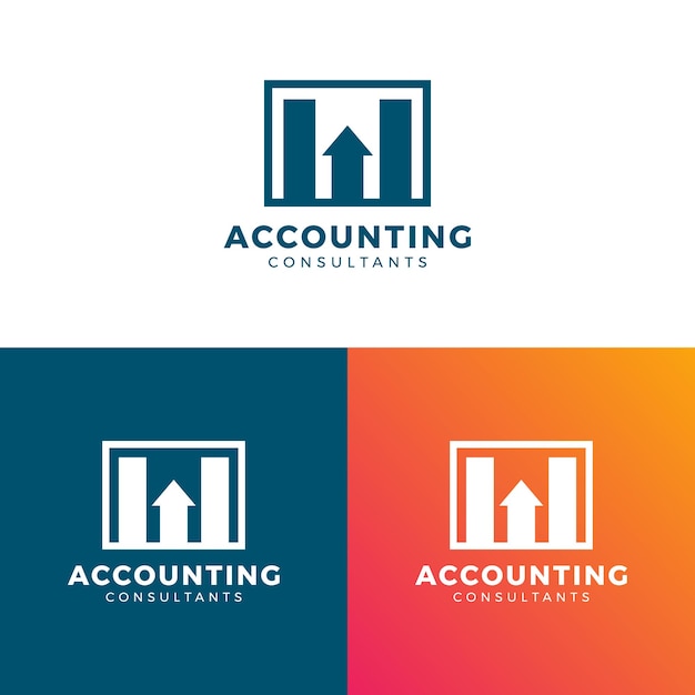 Vector business finance logo template vector