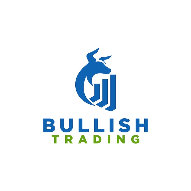 Business and Finance Logo with the Bull as the Symbol