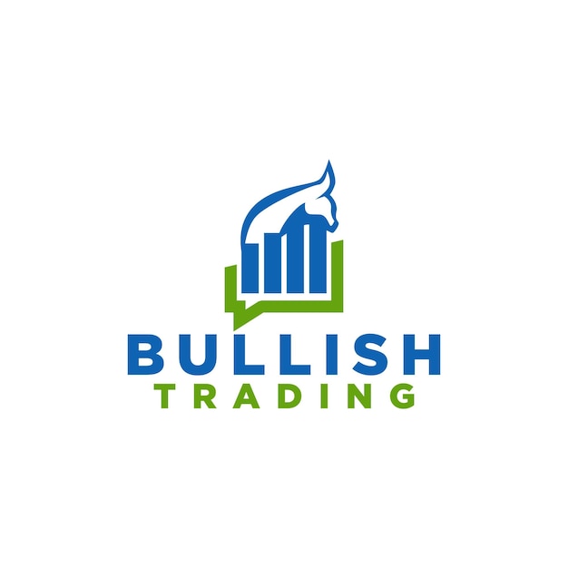 Business and Finance Logo with the Bull as the Symbol