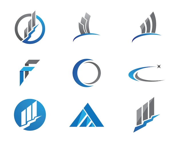 Business Finance professional logo template vector icon