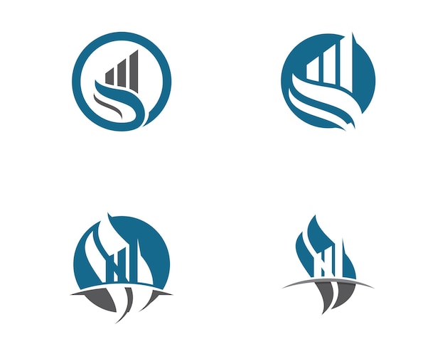 Business Finance professional logo template vector icon