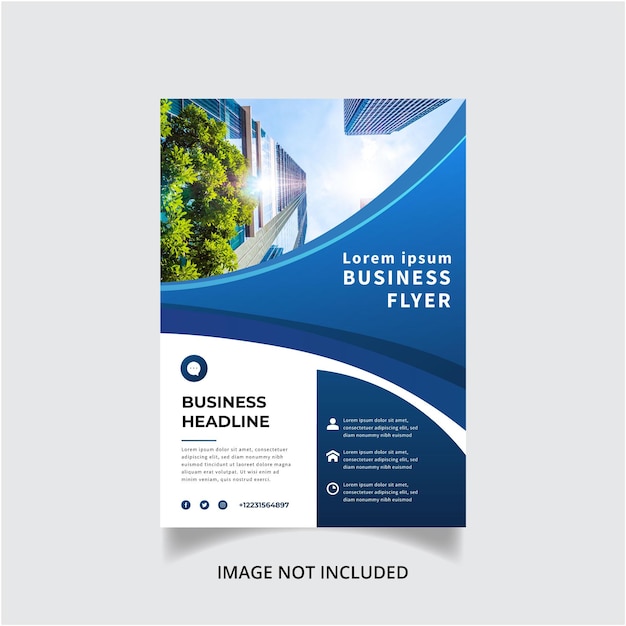 business flyer brochure template