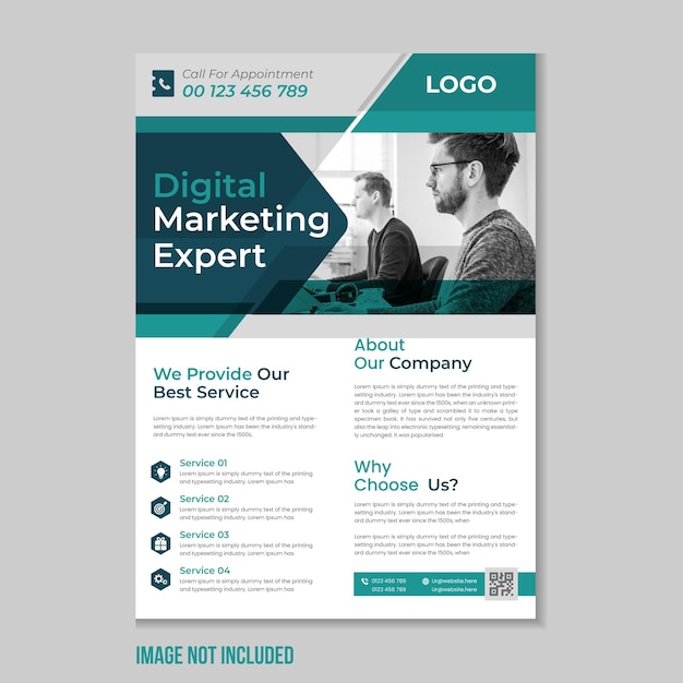 Business flyer Corporate flyer cover design Business brochure template design