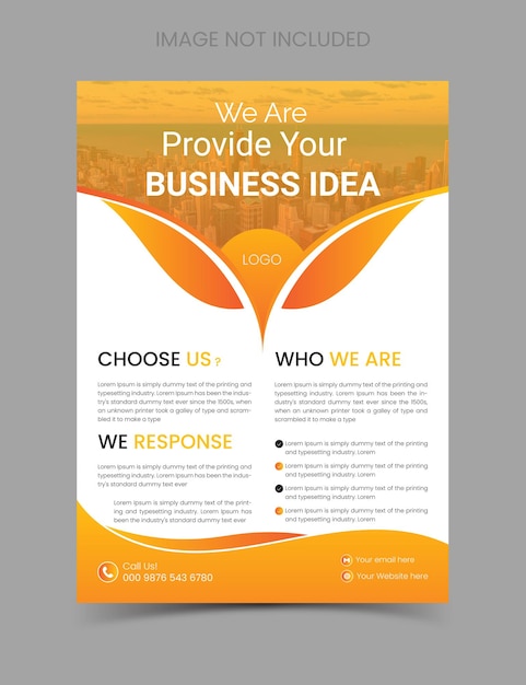 business flyer design growth